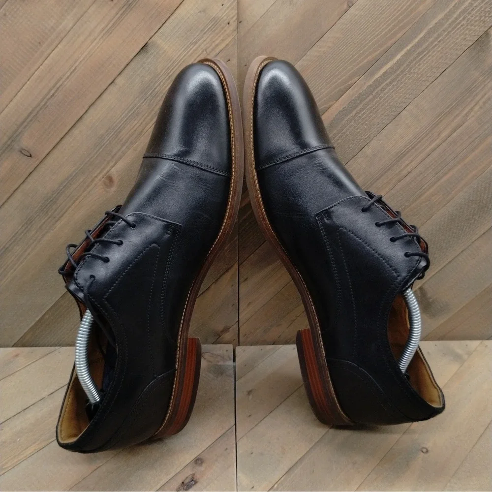 Florsheim Rucci Leather Oxford‎ Dress Shoes Cap Toe Business Casual Size 12 M